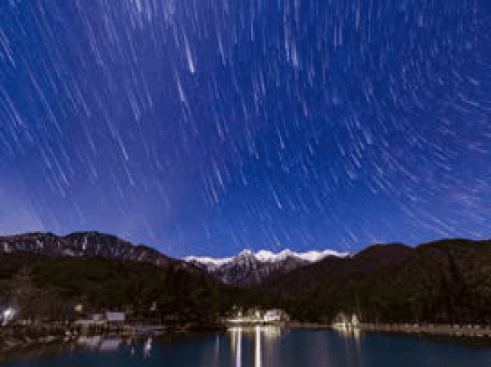 Senjin-zuka Park and the Starry Sky